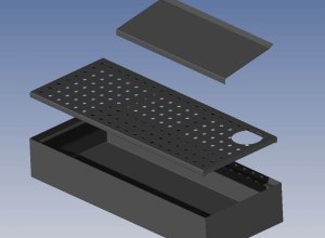 Étude pour la réalisation d'un récupérateur d'eau, modélisé en 3D