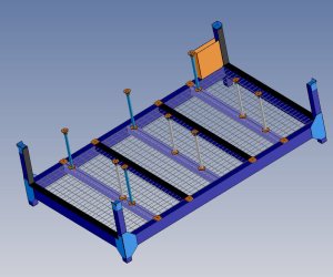 Etude de rack de stockage pour la société Ampelec