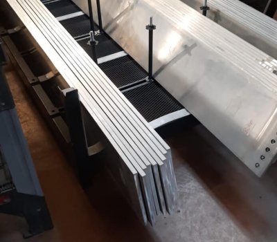 Fabrication de rack de stockage pour la société Ampelec
