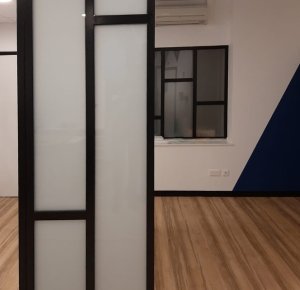 Verrière en métal noire