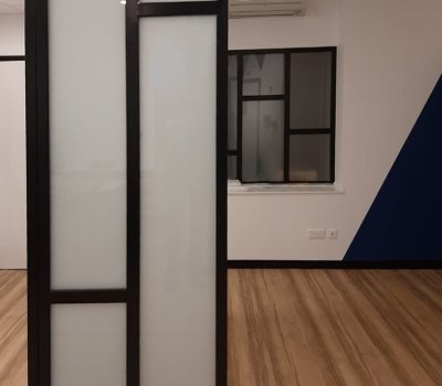 Verrière en métal noire